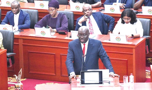Dr Cassiel Ato Forson, Minister of Finance, presenting the 2026 Budget in Parliament Dr Cassiel Ato Forson, Minister of Finance, presenting the 2026 Budget in Parliament