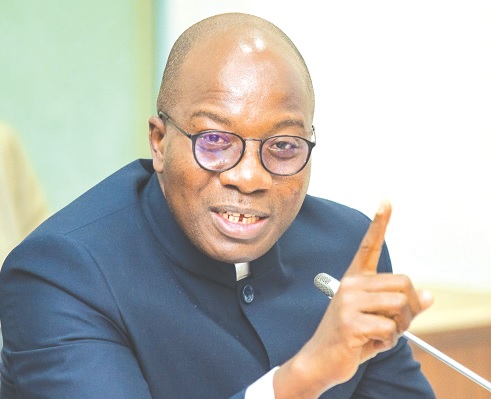 Mahama Ayariga — Majority Leader, addressing the MPs