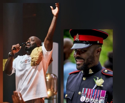 Soldier man Ernest Abebe Tabi expresses gratitude on "Thank You Lord"