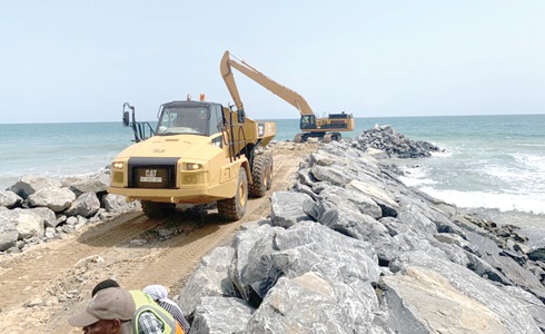 Work progresses steadily on Blekusu Sea Defence Project Phase 2 ...