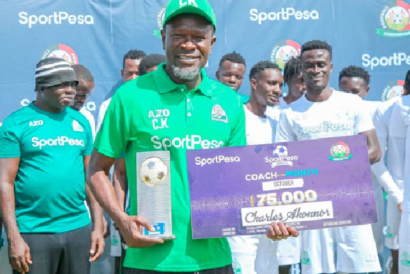 Charles Akonnor — Scoops Coach of the Month award