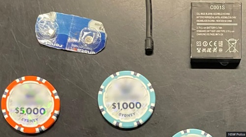 The couple are alleged to have used a hidden camera to read card games