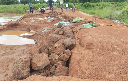 The road linking Sandu, Nanton Kurugu and Neriguyili Batangyili to the district capital is in a deplorable state The road linking Sandu, Nanton Kurugu and Neriguyili Batangyili to the district capital is in a deplorable state