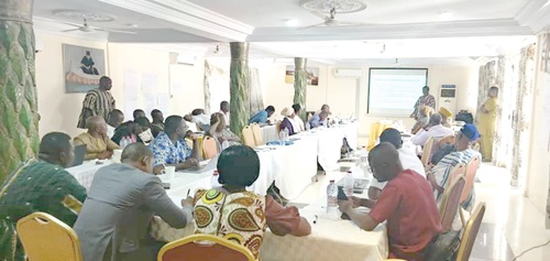 A section of the participants in the training workshop