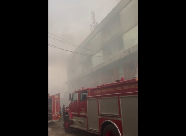 One injured as GNFS contains Kantamanto fire in Accra