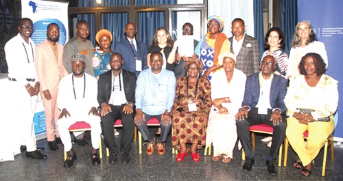 Some of the MPs and international human rights experts after signing the Accra Declaration on Freedom of Religion or Belief