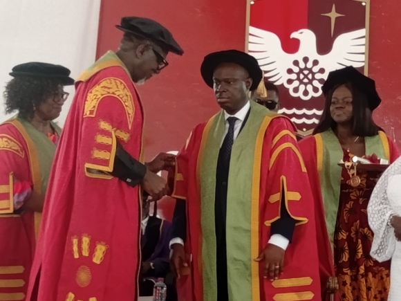 Prof. Samuel Kwasi Dartey-Baah sworn in as new Vice-Chancellor for Central University