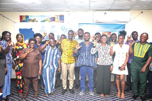 Participants after the event 