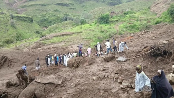 Locals are trying to deal with the aftermath of the disaster