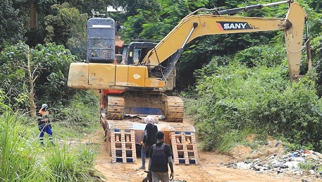 Govt to relocate all impounded excavators parked at Tema port to military installations