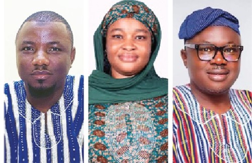 Prof. Seidu  Mahama Alidu, Mariama Naama  Salifu, Abdul-Rahaman Hanan Gundadow