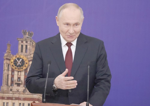 Russian President Vladimir Putin