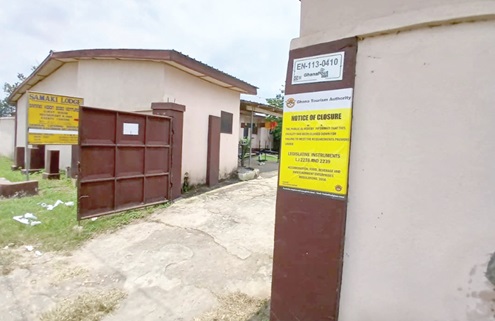 The Samaki Guest House in Koforidua was also closed down The Samaki Guest House in Koforidua was also closed down