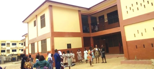 The 18-unit classroom block The 18-unit classroom block