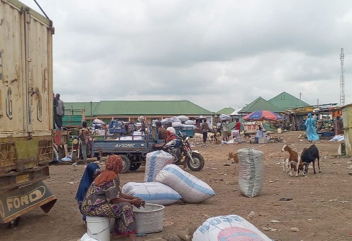 Some of the traders with their items