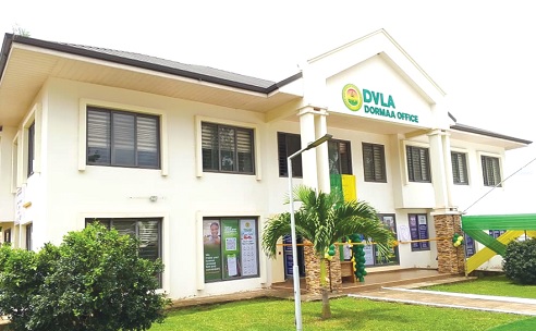 The Dormaa-Ahenkro DVLA office complex The Dormaa-Ahenkro DVLA office complex
