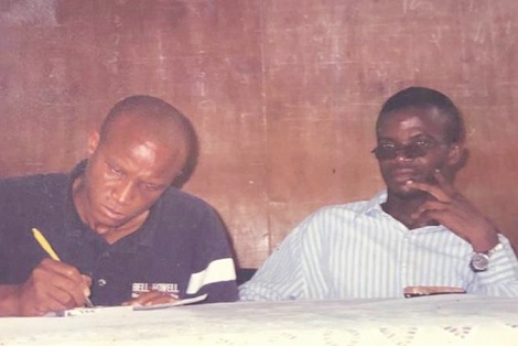 Mustapha Abdul-Hamid at a TESCON programme in 2003. With him is Stephen Amoah, MP for Nhyieso and then Ashanti Regional Coordinator of TESCON Mustapha Abdul-Hamid at a TESCON programme in 2003. With him is Stephen Amoah, MP for Nhyieso and then Ashanti Regional Coordinator of TESCON