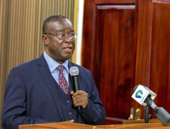 Justice Paul Baffoe-Bonnie,  Chief Justice of Ghana speaking at the event