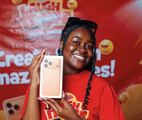 Minimie Atsomo crowns Frimpomaa Yartel winner of ‘Laugh It Off’ creator challenge