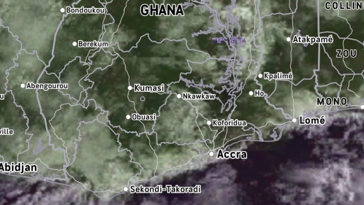 Ghana weather today: GMet forecasts rain, mist and thunderstorms across parts of the country