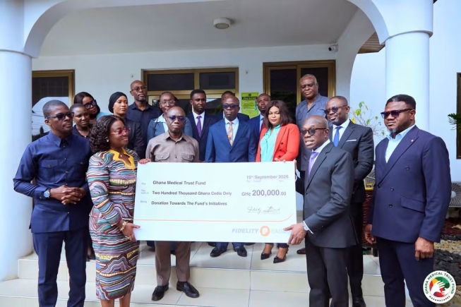 Fidelity Bank donates GH¢200,000 to Ghana Medical Trust Fund