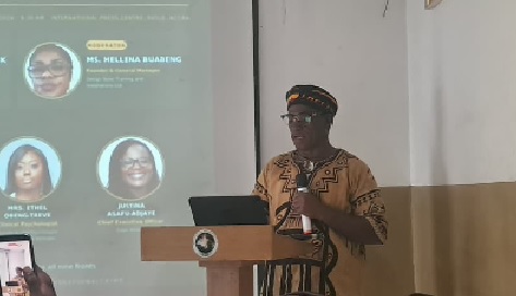Professor Caesar Apentiik, the chairman for the occasion