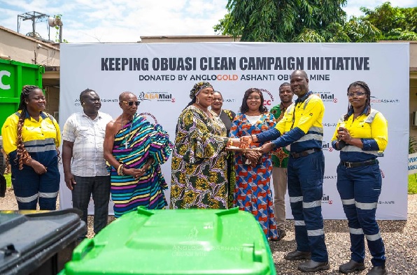 AGA strengthens Obuasi sanitation drive with equipment