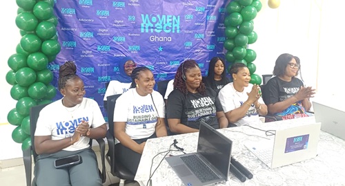 Luvina Sandra Atsu (middle), Country Director, Women in Tech Ghana, with other members at the virtual launch of the Green Technology, Circularity and Sustainability AwarenessLuvina Sandra Atsu (middle), Country Director, Women in Tech Ghana, with other members at the virtual launch of the Green Technology, Circularity and Sustainability AwarenessLuvina Sandra Atsu (middle), Country Director, Women in Tech Ghana, with other members at the virtual launch of the Green Technology, Circularity and Sustainability Awareness