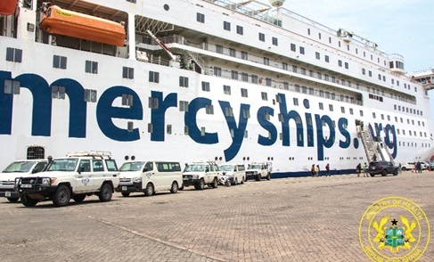 World’s largest hospital ship begins free surgery for 4,745 Ghanaians