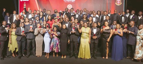 The awardees in a group photograph after the ceremony