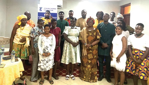 Some participants in the Adolescent with Talent Summit and officials of Dynamic Works Foundation after the event 