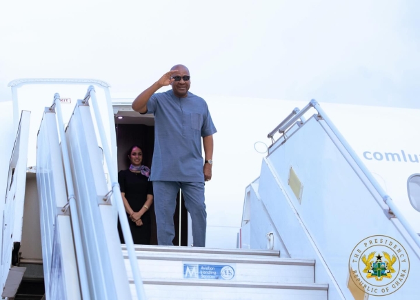 President Mahama off to Dubai in 'special aircraft provided by Ruler of UAE', ahead of Zambia state visit - Presidential Spokesperson