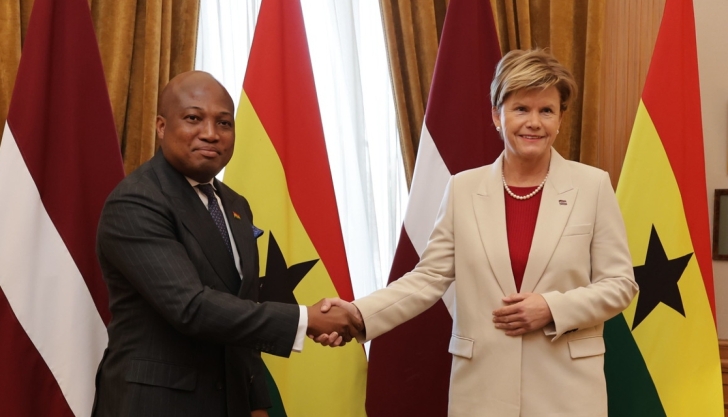 Ghana, Latvia align on security and trade in high-level foreign ministers’ talks
