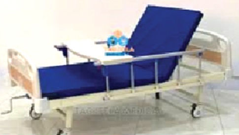 A hospital bed