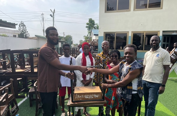 Morning Glory MCDC donates classroom furniture to Krowor schools ahead of its 30th anniversary.