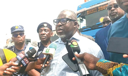 Anthony Kwasi Sarpong, Commissioner-General of the GRA, speaking to journalists. Picture: Benjamin Xornam Glover Anthony Kwasi Sarpong, Commissioner-General of the GRA, speaking to journalists. Picture: Benjamin Xornam Glover