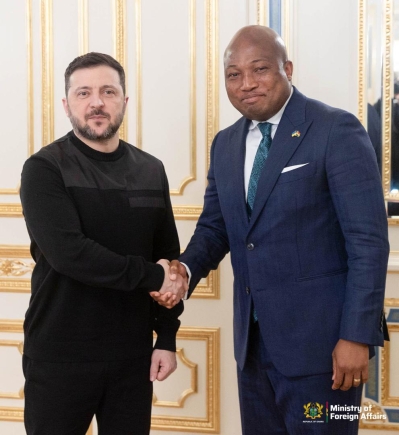 Ghana in talks with Zelenskyy over release of two nationals