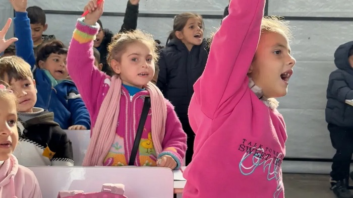 According to Unicef, more than 97% of schools in Gaza were damaged or destroyed during the war