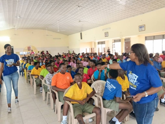 'Reject it. Resist it. Report it': NCCE takes anti-corruption message to Tema school