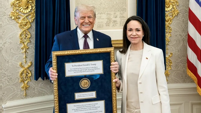 Machado was awarded the prize last year