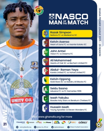 Nine stars shine as NASCO honours GPL Week 21 top performers