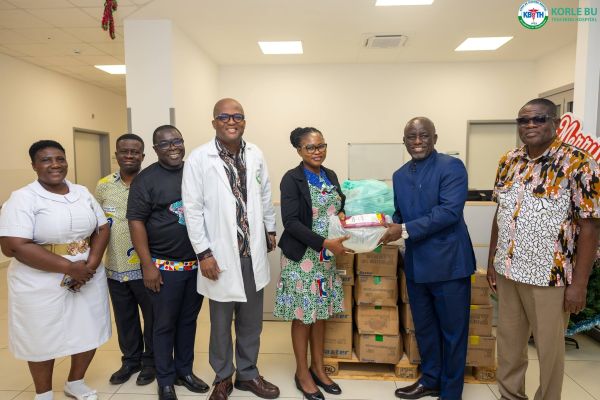 Korle Bu boosts renal care as Rev. Dr Antwi donates dialysis consumables