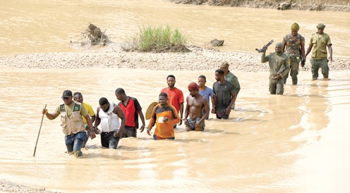 Some illegal miners arrested in the Oda River Forest Reserve. Some illegal miners arrested in the Oda River Forest Reserve.