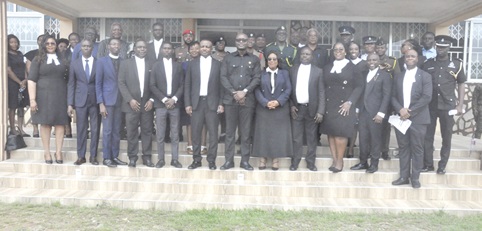 Some members of the Bench and GBA with dignitaries after the remembrance service in the Volta Region Some members of the Bench and GBA with dignitaries after the remembrance service in the Volta Region
