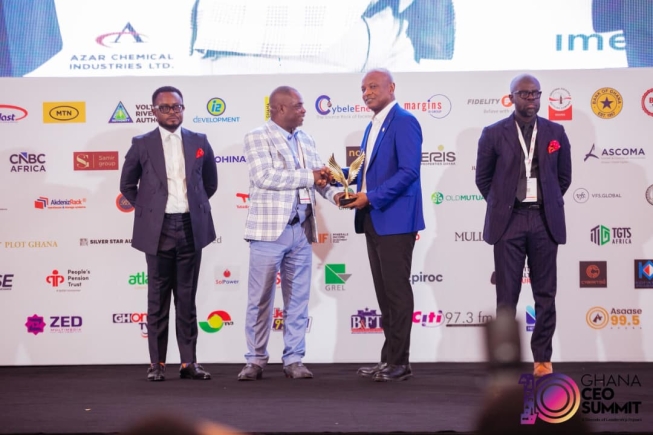 Blue Rose CEO picks Affordable Housing Category award at 10th Ghana CEO Summit