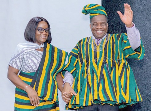 Rev. Stephen Wengam and his wife, Lady Monica Wengam, were honoured by the Upper East Region B Assemblies of God at Zebilla