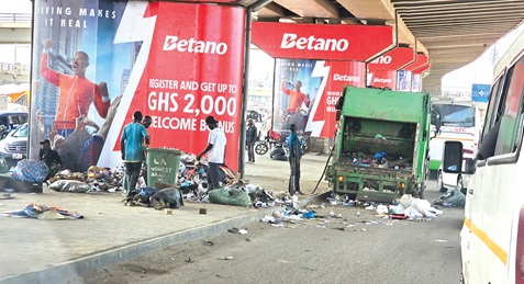 The clean-up exercise is to rid the city of debris left after the flooding 