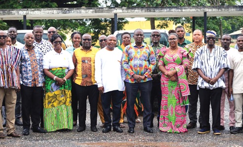 Participants in the ceremony