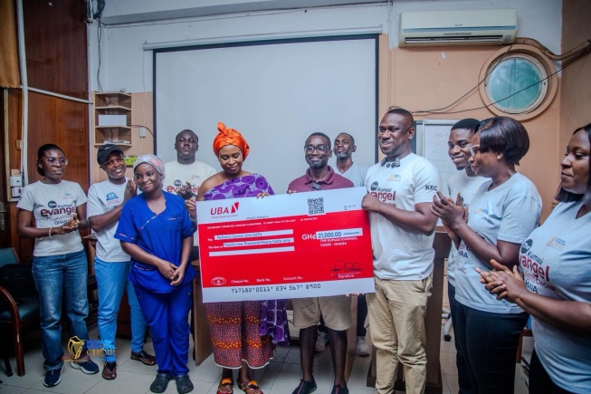 Kumasi Evangel Choir donates to  Paediatric Oncology Unit of KATH