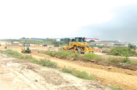A section of the Accra-Tema Motorway